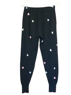 NAADAM Cashmere Black Heart Joggers